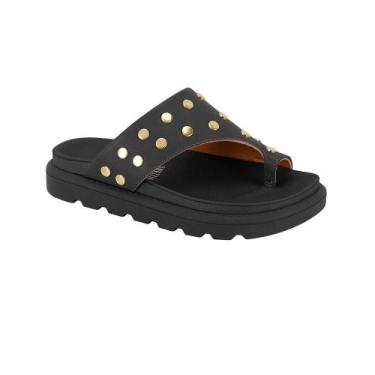 Imagem de Sandalia vizzano de dedo ref 6510.117.7286 feminino, 37, Preto