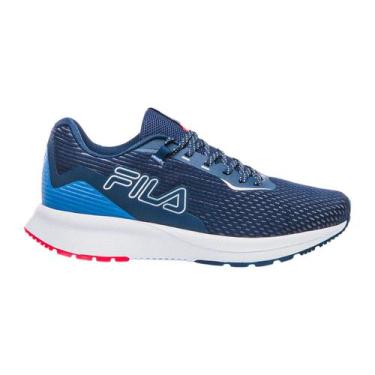 Imagem de Tênis Fila Ride 2 Masculino Azul Corrida Casual Academia Fitness, 41