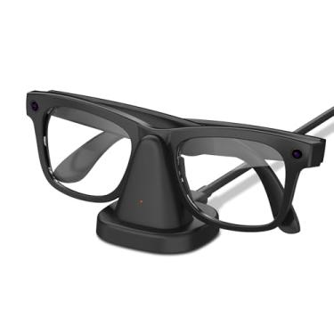 Imagem de Estação de carregamento para óculos inteligentes RayBan Meta(Gen 1), base de carregamento rápida e segura UAB-C, carregador de substituição para Wayfarer, Skyler, Headliner e Oakley (cabo de