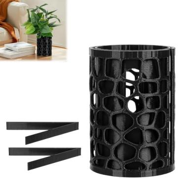 Imagem de Vaso disfarçado de câmera para câmera interna de anel (1ª geração) | Design de carregamento superior com base em cunha | Visualização aprimorada e cobertura natural de plantas falsas