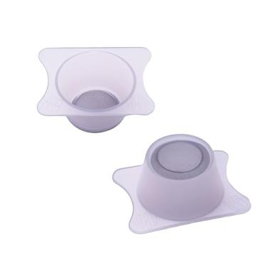 Imagem de aeobdai 2 peças de copos de filtro para pintura aerógrafo filtro fino de aço inoxidável para pintura aerógrafo acessórios