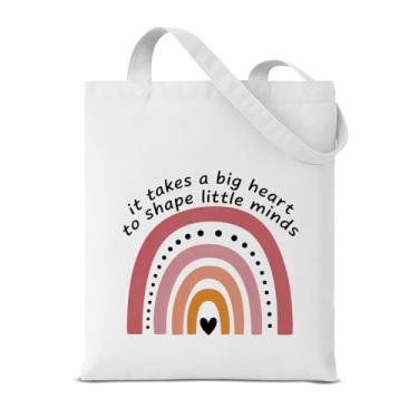 Imagem de QYCFDXD Bolsa de ombro com estampa de arco-íris para mulheres, meninas, estética, reutilizável, dobrável, ideal para compras e férias