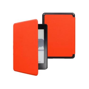 Imagem de Akacy Capa com função hibernar/despertar automática para Kindle Paperwhite de 6,0 polegadas 10ª geração lançada em 2018 (Modelo: PQ94WIF) Capa protetora de couro PU (24)