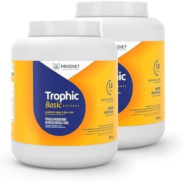Imagem de Trophic Basic Pó 800g Baunilha Kit com 2x unidades