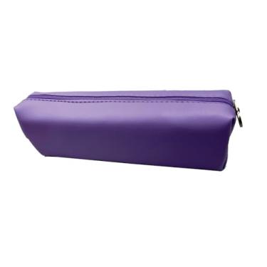 Imagem de Estojo Escolar VMP Candy Color PU Lilás – 01 Compartimento com Zíper Reforçado - Ideal para Canetas, Lápis e Acessórios Escolares