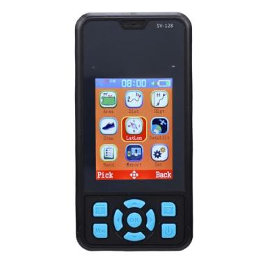 Imagem de Luqeeg Instrumento de medição terrestre GPS portátil, tela colorida HD de 6 cm, resolução de 240 x 320, equipamento portátil de levantamento terrestre com capacidade de 900 registros para medir a