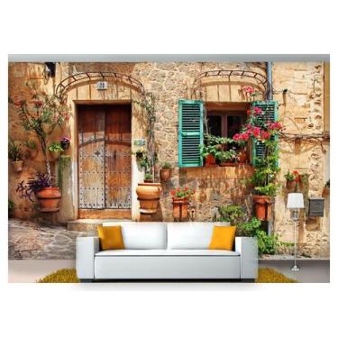 Imagem de Papel De Parede Cidade Antiga Conversível Rua Cda02 - Você Decora