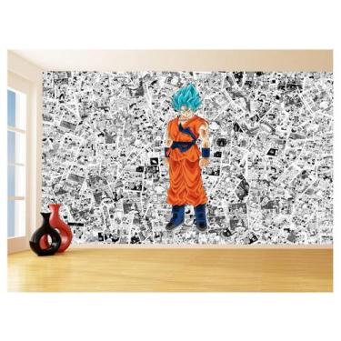 Imagem de Papel De Parede Dragon Ball Goku Página Manga 3,5M Dbz564 - Você Decor