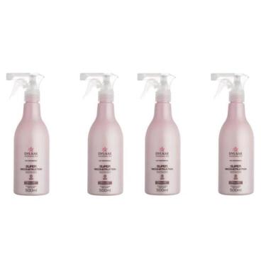 Imagem de Kit 4 Queratina Cistina Super Reconstruction Dyusar 500 Ml - Dyusar Co