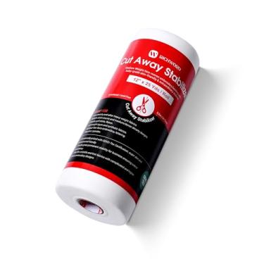 Imagem de BAi Estabilizador de bordado, suporte cortado, rolo de 30,5 x 25 jardas, peso médio de 70,9 g para máquina de bordado comercial e doméstica