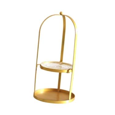 Imagem de Fancyes 2 Tier Bolo Stand Cupcake Tower Showcase Exibição Stand Plant Plact Shelf Setor para estatuetas estatueta de desktop da festa