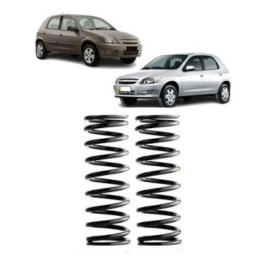 Imagem de Par Mola Dianteira - Gm Celta 2005 2006 2007 2008 2009 - Loubaque