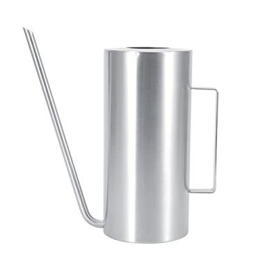 Imagem de LiebeWH Regador de Bico Longo de Aço Inoxidável, Alça Ergonômica para Plantas Internas e Externas, Capacidade de 1,5L para Irrigação Eficiente