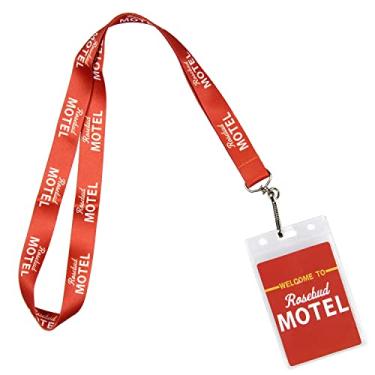 Imagem de Chaveiro Schitts Creek Welcome to Rosebud Motel ID Badge Holder Keychain Strap Lanyard