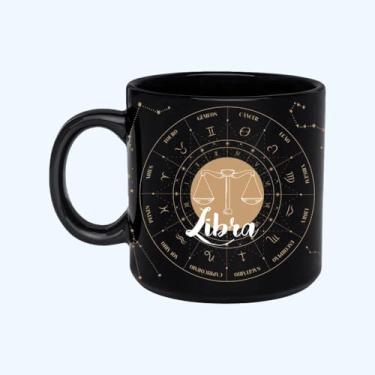 Imagem de Caneca de Porcelana Zodíaco Libra 330ml – Astrologia, Presente Criativo