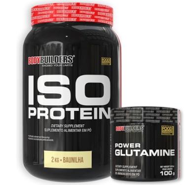 Imagem de Kit Whey Iso Protein Baunilha 2kg + Power Glutamina 100g - Bodybuilders