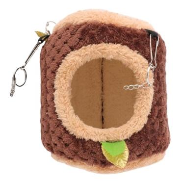 Imagem de Cffuvros Rede para Animais Pequenos, Cama de Esconderijo Suspensa de Pelúcia Super Aconchegante com Clipes de Mola Seguros, para Hamster, Cobaia, Acessórios de Gaiola de Chinchila