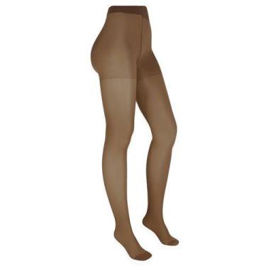 Imagem de Meia calça feminina trifil fio 15 com lycra adherence, Fume, G