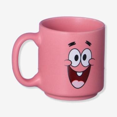 Imagem de Mini Caneca 100ml Mini Tina - Zona Criativa, Patrick Estrela - Rosa