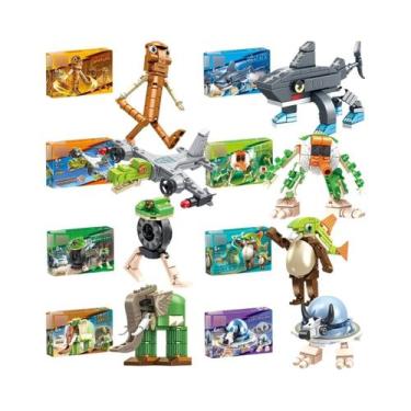 Imagem de Brinquedo De Blocos De Montar Para Crianças Tung Tung Sahur Tralalero 