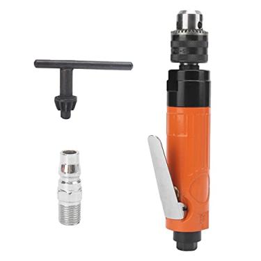 Imagem de Máquina perfuradora de chave de fenda pneumática com broca de ar reto de 3/8 pol. com engrenagem de redução Construção de liga de aço de alto desempenho para projetos (Estilo Japonês)