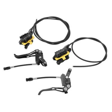 Imagem de Generic Conjunto de Freio a Disco Hidráulico de 4 Pistões, Tubo Dianteiro de Liga de Alumínio Tubo Traseiro de 800 Mm Conjunto Inovador de Freio a Disco Hidráulico Dividido de 1550 Mm para Ciclismo