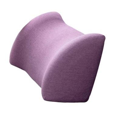 Imagem de Zialofi Almofada de apoio lombar ergonômica e macia para cadeira, ideal para longos períodos sentado em casa ou no carro, Tolet
