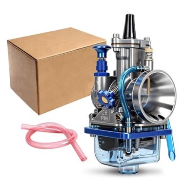 Imagem de JFG RACING PWK Carburador de 26 mm, carburador universal de 26 mm para 75 CC, 80 CC, 90 CC, 110 CC 125 CC, peças de quadriciclo para quadriciclos, motos, motos, scooters