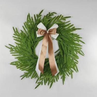 Imagem de Guirlandas de Natal para porta da frente, guirlanda de inverno, para parede, janela, varanda, dia de Ação de Graças, férias, decoração interna e externa, B