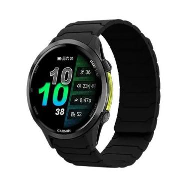 Imagem de Pulseira De Silicone 20/22mm Para Garmin Forerunner 570 970 265 965 16