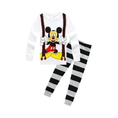 Imagem de Conjunto De Pijamas Minnie Para Meninas Primavera Outono Roupas De Dor