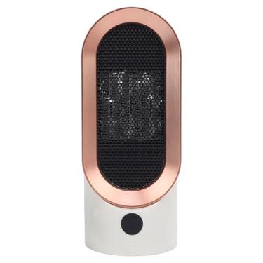 Imagem de aqxreight Aquecedor de Espaço 800W PTC Cerâmica Aquecimento Rápido Aquecedor Elétrico Portátil Silencioso de Mesa para Quarto, Escritório, Uso Interno Plugue UE Em Segundo Lugar Com Oferta de Calor