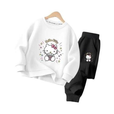 Imagem de Conjunto De Roupas De Outono Para Bebês Meninas, Sanrio Hello Kitty, E