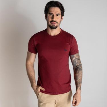Imagem de Camiseta Acostamento Casual Bordô-Masculino