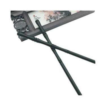 Imagem de Conjunto De Grampos De Cabelo De Madeira Estilo Bambu, Acessórios De C