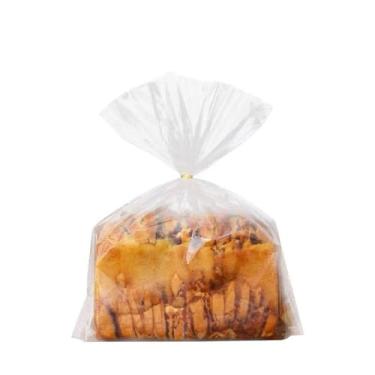 Imagem de Pacote com 100 sacos de pão de polipropileno transparente para padaria, pães e bolos feitos à mão – Seguro para alimentos, Extra, Transparente (Tamanho: 3,93 × 7,20.3 cm (10 × 18 cm))