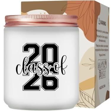 Imagem de Presentes de formatura para ela - Presentes de graduação 2026 para mulheres - Senior College, Masters Degree, Phd, Nursing & Nurse 198.4 g Graduation Candle