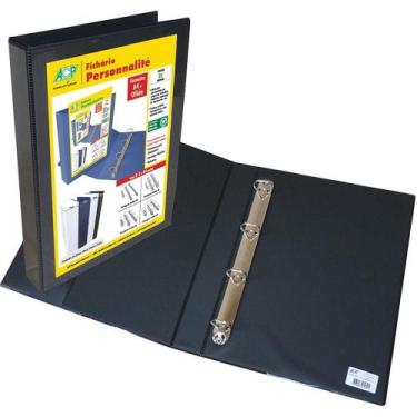 Imagem de Fichario De Pvc Personalite A4 45Mm 4 Arg.Pret - Acp