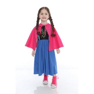 Imagem de Fantasia Infantil Frozen Anna Artesanal  Conforto e Magia - Baby Fashi