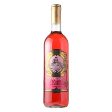 Imagem de Vinho Italiano Rosé Vulcanici Rosato Puglia 750ml - Ideal para Harmoni