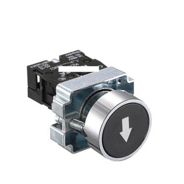 Imagem de 1 interruptor de botão autorreinicialização, pequena cabeça de cogumelo, parada de emergência, botão de 22 mm, botão de partida, potência em XB2-BG21 XB2-BA31 XB2-BS54(XB2-BA3351)