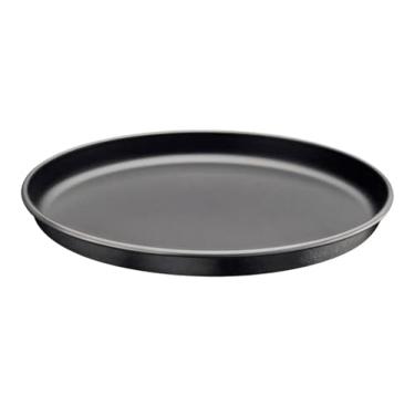 Imagem de Forma de Pizza Assadeira Redonda em Alumínio com Revestimento Antiaderente Grafite - Resistente e Durável para Forno (31 cm)