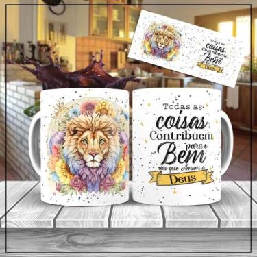 Imagem de Caneca Personalizada Leão Da Tribo De Judá - Lojinha Da Luc Adesivos