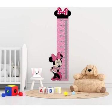 Imagem de Régua De Crescimento Minnie - Lojinha Da Luc Adesivos
