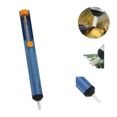 Imagem de Sugador De Solda Profissional Manual Alumínio Bico Removivel 7238 Brasfort