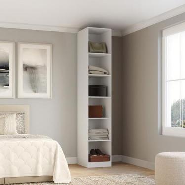 Imagem de Closet Modulado Sem Portas com Prateleiras 35cm Altezza Belmax, Branco