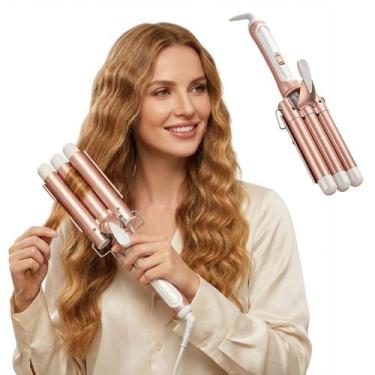 Imagem de Modelador Ondulador de Cachos Triondas 32mm Profissional de Cerâmica F