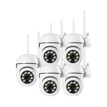 Imagem de Câmera IP Wi-Fi Externa 8MP PTZ Com Zoom 4X, Rastreamento Humano Por I