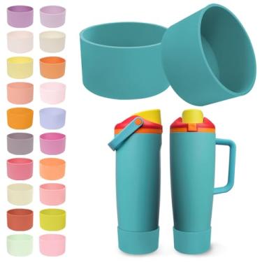 Imagem de Kaitiaki 2 peças de botas de silicone para garrafas e copos FreeSip Sway Owala de 850 g e 1,134 g – antiderrapantes, resistentes a arranhões, realçador de estabilidade para acessórios Owala (doçura de