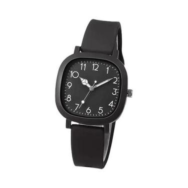 Imagem de Relógio Feminino Casual De Quartzo Com Pulseira De Silicone, Relógio D